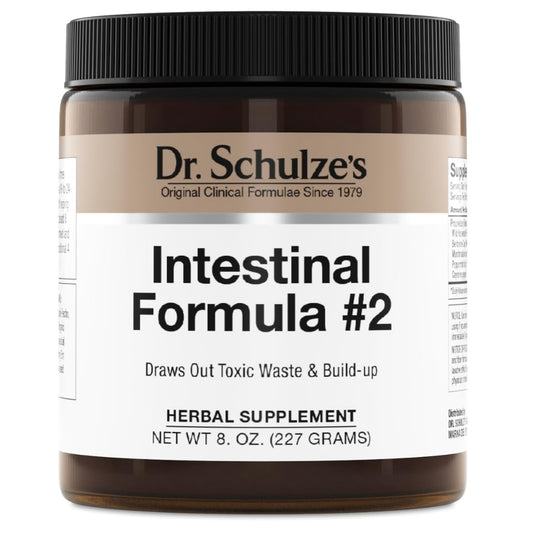 Dr. Schulze's Intestinal Formula 2 - Cleansing Supplement for Colon Health Support - Supports Daily Elimination - Plant-Based Herbal Supplement - Gluten-Free & Vegan - 8 oz - dailyvitalstore