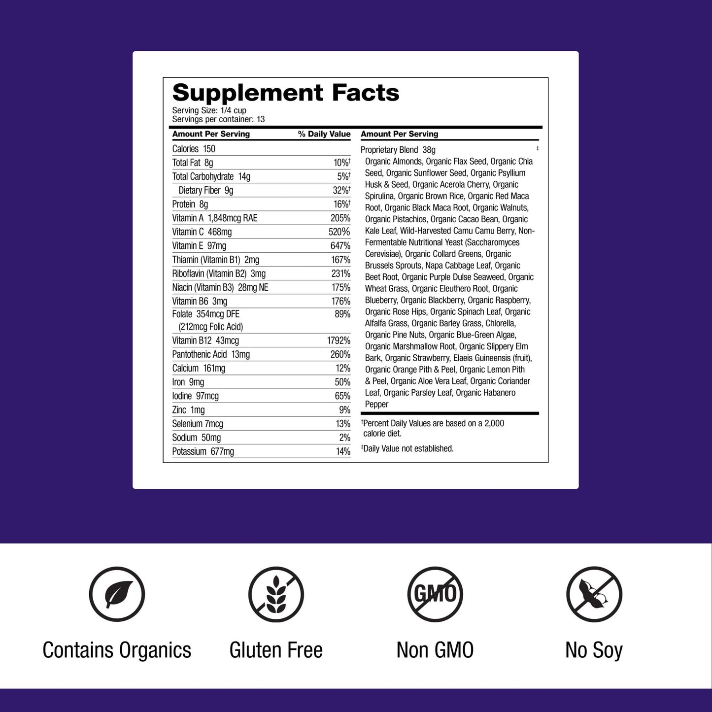 Dr. Schulze's SuperFood Ultra | Organic Super Food Powder | Vitamin B Complex and 520% Vitamin C | May Help Boost Energy & Improve Fitness | Vegan, Non-GMO & Gluten-Free | 17.4 Oz - dailyvitalstore