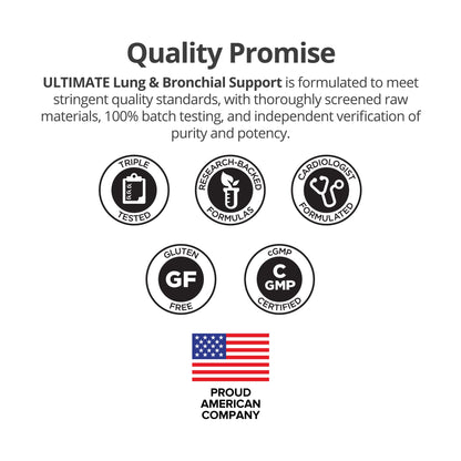 Dr. Sinatra Ultimate Lung & Bronchial Support Supplement for Lung Health, Clear Breathing, Immune and Heart Health, and Seasonal Respiratory Challenge Support (60 Capsules, 30-Day Supply) - dailyvitalstore