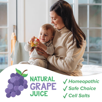 Dr. Talbot's Infant Pain and Fever Relief Liquid Medicine - 4 fl oz - 6+ Months - Grape Juice Flavor - No Alcohol, Dyes, or Parabens - Baby Essentials - dailyvitalstore