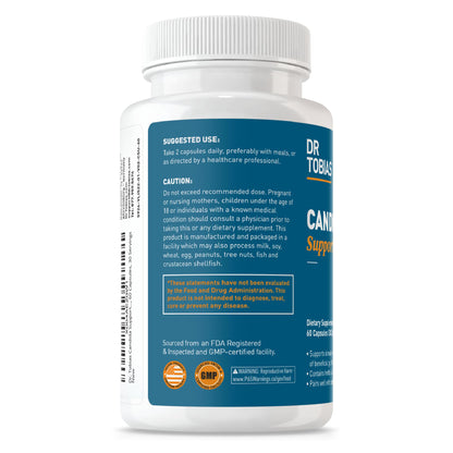 Dr. Tobias Candida Support, Gut Flora Balance Complex with Oregano, Caprylic Acid, Enzymes & Probiotics, Support Intestinal Detox Cleanse & Gut Healt - dailyvitalstore