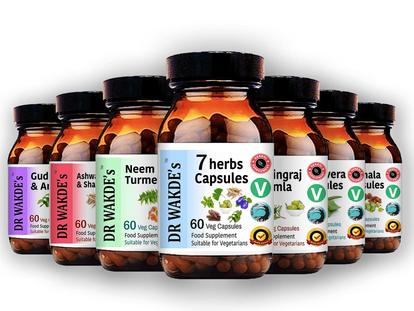 DR WAKDE'S Moringa Capsules (Moringa oleifera, 60 Veg Caps, Plant-Based Supplement, Ayurvedic Herb, All Natural, Vegan) - dailyvitalstore