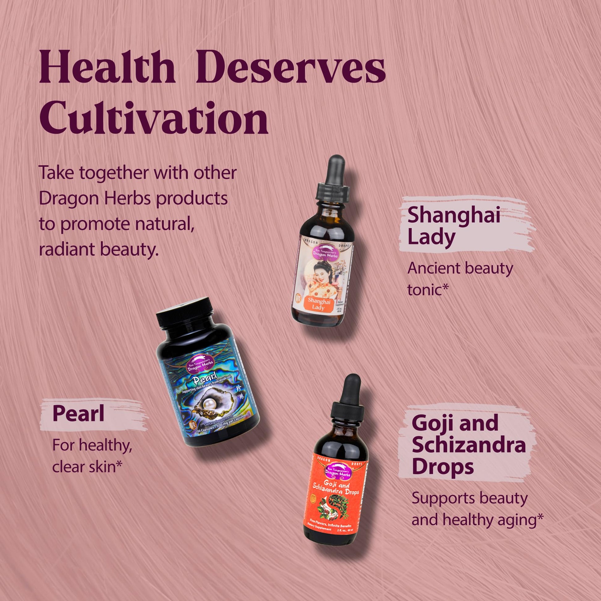 Dragon Herbs Hair and Nails | All Natural Supplement to Support Hair, Nails, Healthy Aging, and Circulation | All Natural Ingredients, Non-GMO (100 Capsules, 500 mg Per Capsule) - dailyvitalstore