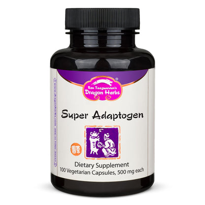 Dragon Herbs Super Adaptogen | All Natural Supplement to Support Well-Being, Mood, Immune Function, Strong Adaptive Response | All Natural Ingredients, Non-GMO (100 Capsules, 500 mg Per Capsule)” - dailyvitalstore