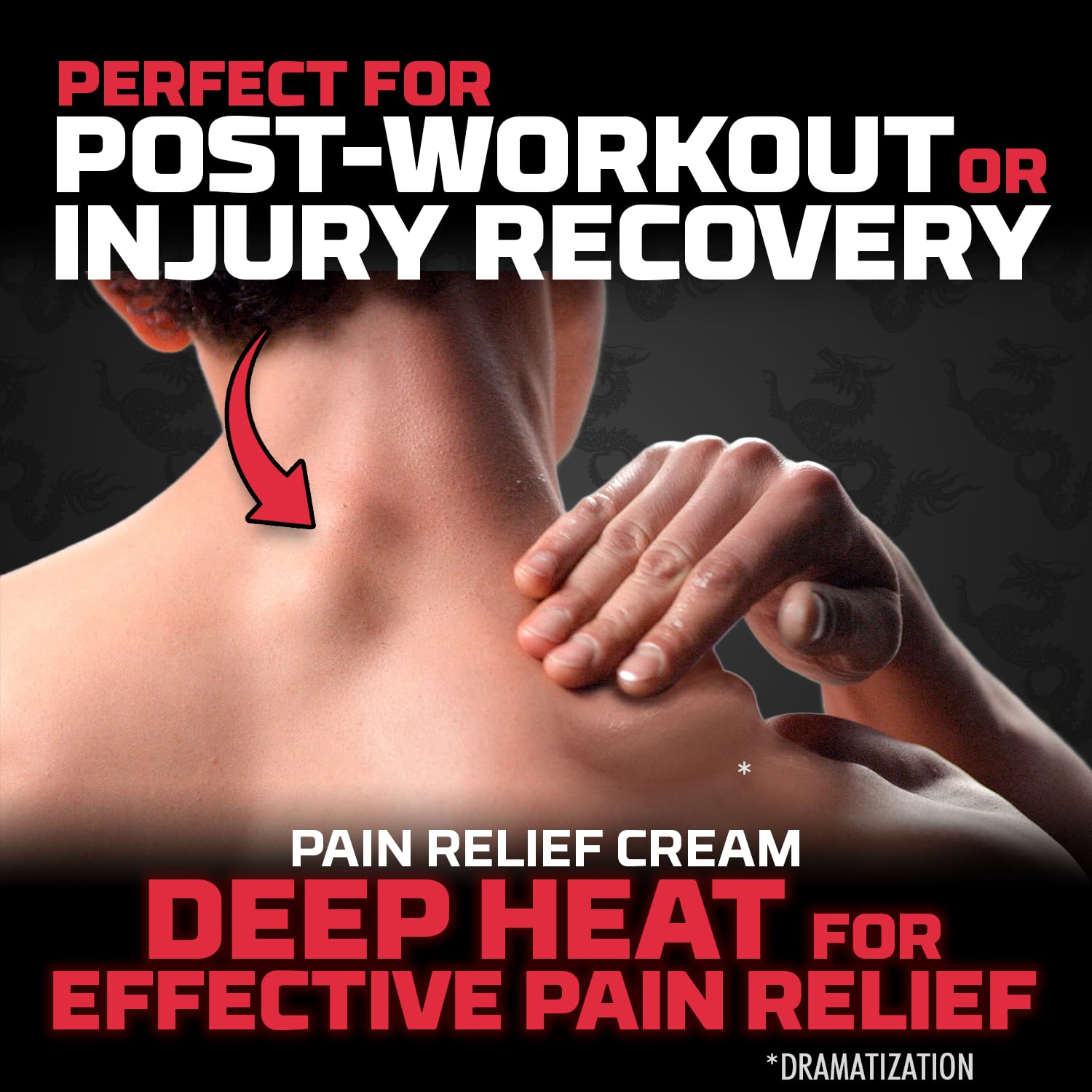 Dragon - Ultra Strength Pain Relief Cream for Muscle, Back and Joint Pain Cream, 2 Ounce (Pack of 3) - dailyvitalstore