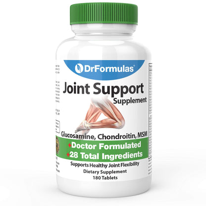 DrFormulas Joint Support Supplements for Men & Women | Glucosamine Chondroitin Msm, (Mendamine) 60 Day Supply - dailyvitalstore