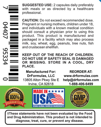 DrFormulas Mood Boost Probiotics for Stress and Calm, Methylfolate for Kids, Women, Men | Nexabiotic Supplement with Bifidobacterium and B-12, 60 Count - dailyvitalstore