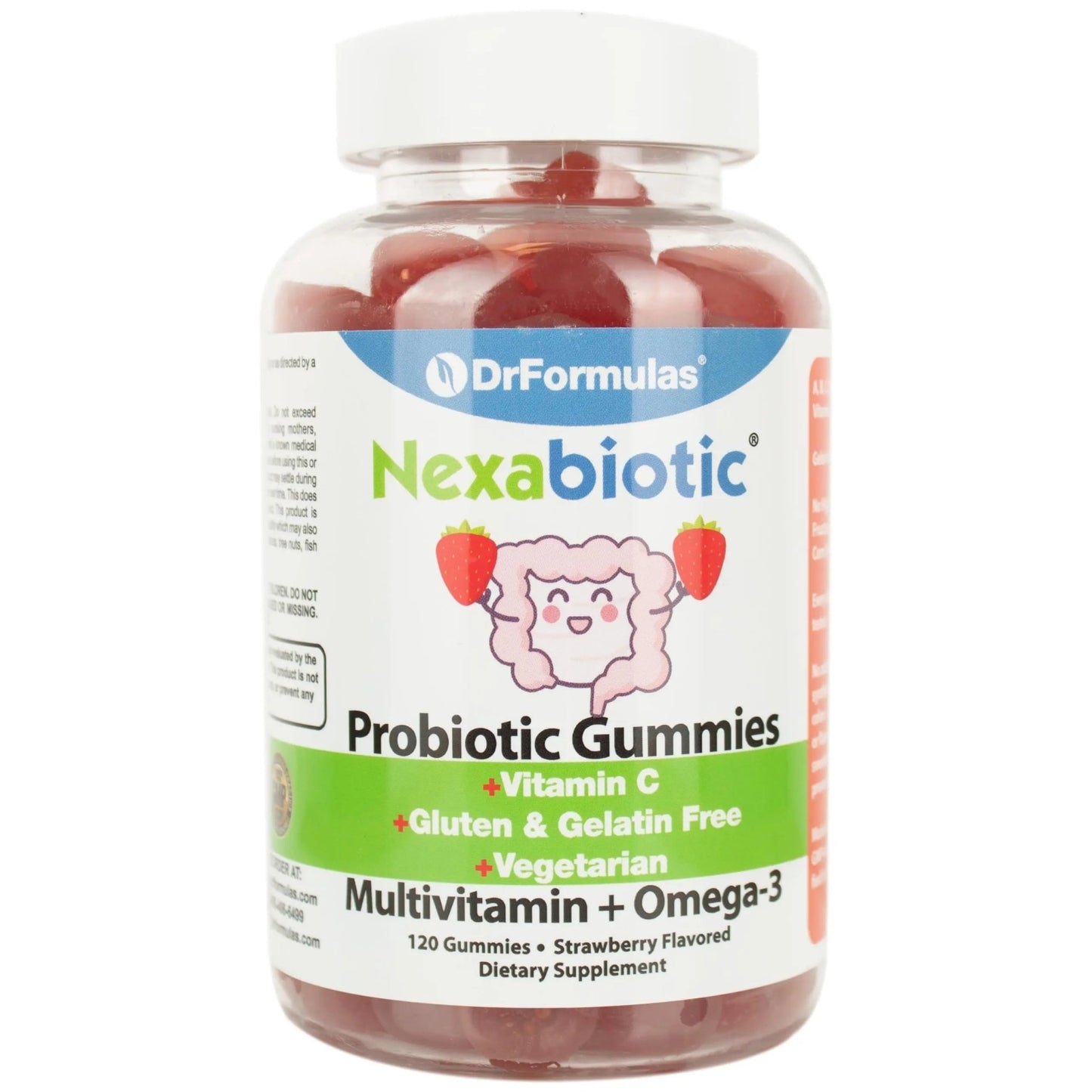 DrFormulas Multivitamin Gummies with Omega 3 and Probiotics for Kids and Adults with Vitamin C | Nexabiotic with Vitamin A, C, D3, E, B6, B12 - dailyvitalstore