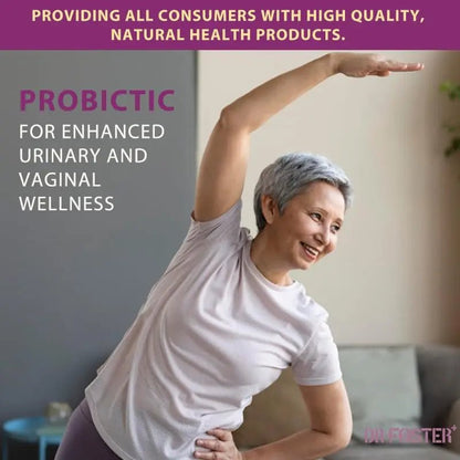 DRFOSTER Urinary Tract Health for Women, Vaginal Probiotics for Women pH Balance with D-Mannose, Cranberry, Probiotics and Prebiotics for Digestive Helath 90 Veggie Capsules - dailyvitalstore