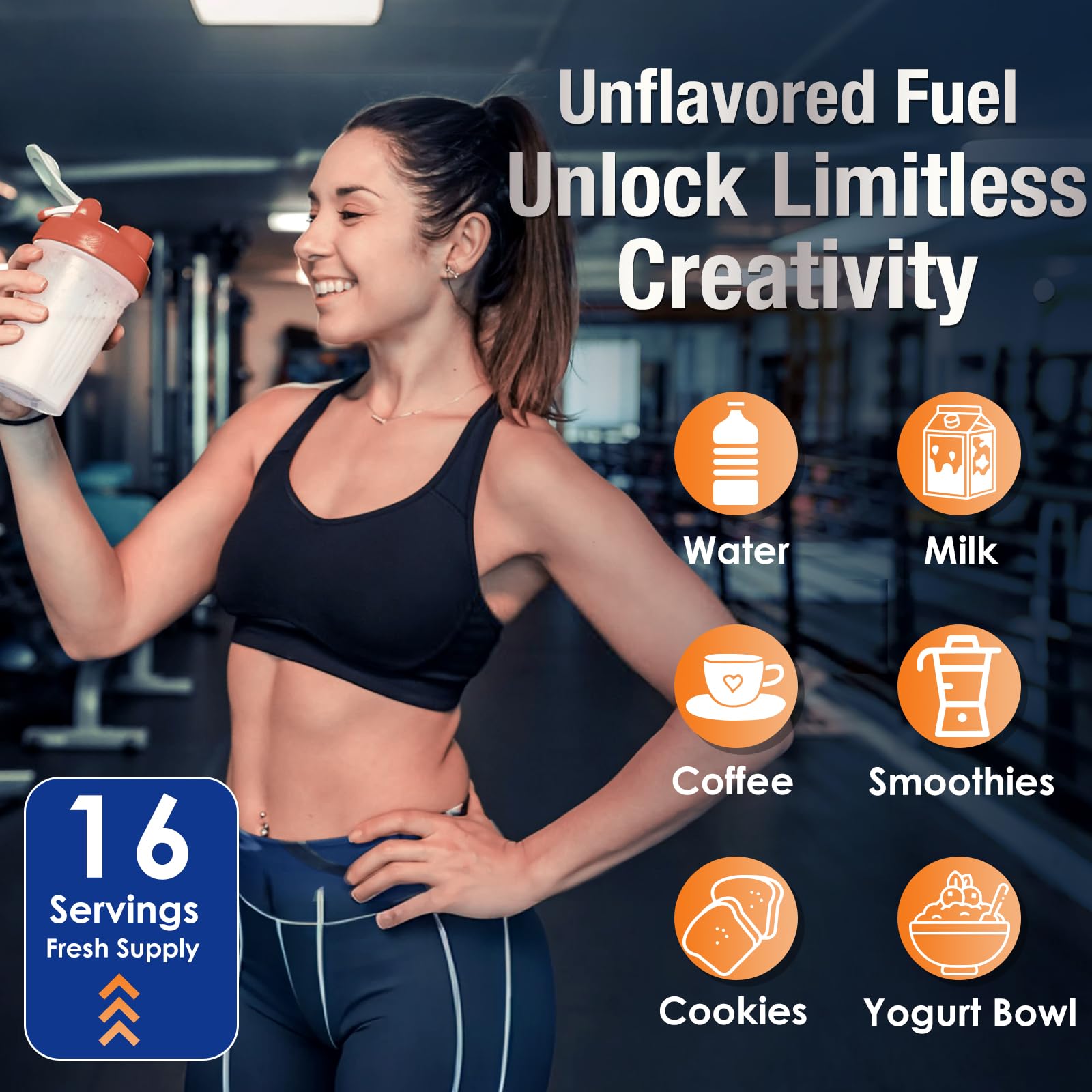 DRFOSTER Whey Protein Powder Isolate - Unflavored, Grass-Fed, 26g Protein & 6g BCAAs for Muscle Growth & Recovery - dailyvitalstore