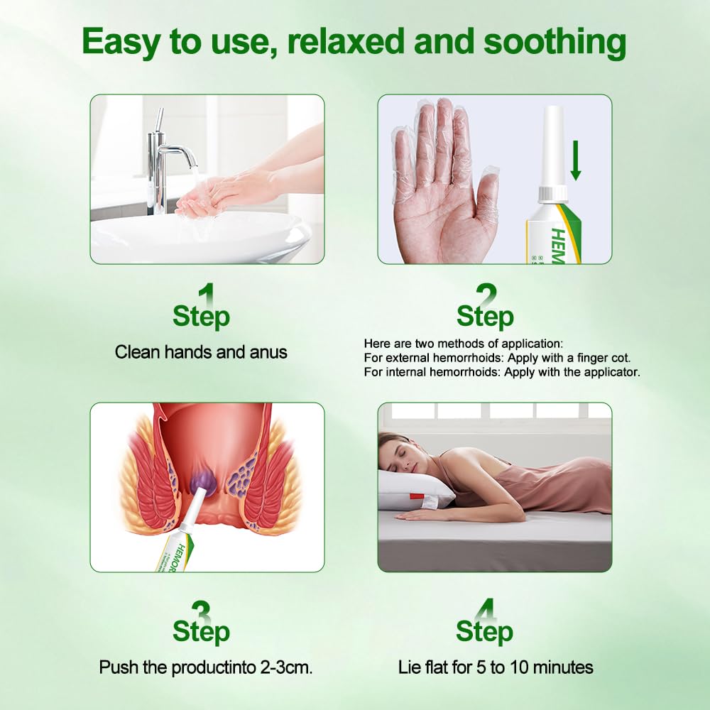 Dr.Goddyik Hemorrhoids and Fissure Relief Cream,Hemorrhoid Ointment for Hemorrhoid Treatment Fast Acting Relief of Pain, Swelling - dailyvitalstore