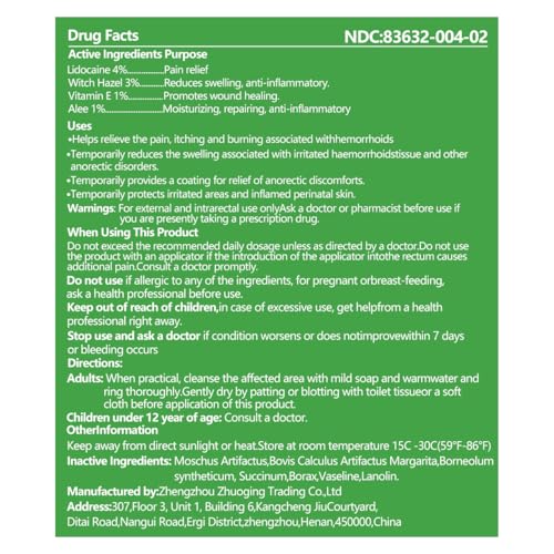 Dr.Goddyik Maximum Strength Hemorrhoid & Fissure Relief Cream Ointment with Aloe & Vitamin E - Fast Acting, Long Lasting Soothe for Itching, Burning & Fissures - dailyvitalstore