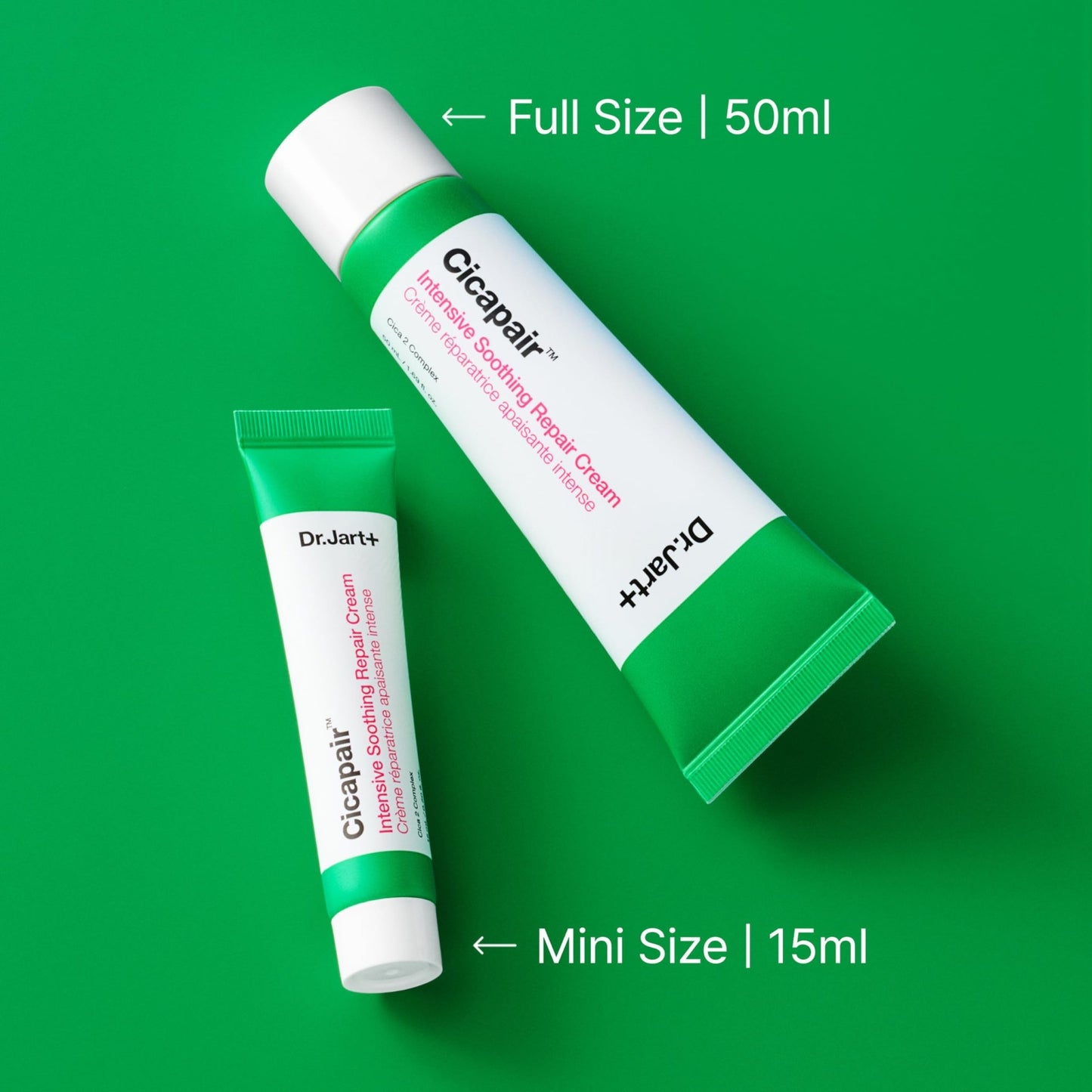 Dr.Jart+ Cicapair Sensitive Skin Korean Face Moisturizer for Redness and Barrier Repair with Centella Asiatica | Korean Skin Care | Travel Size, 0.51 Fl Oz - dailyvitalstore