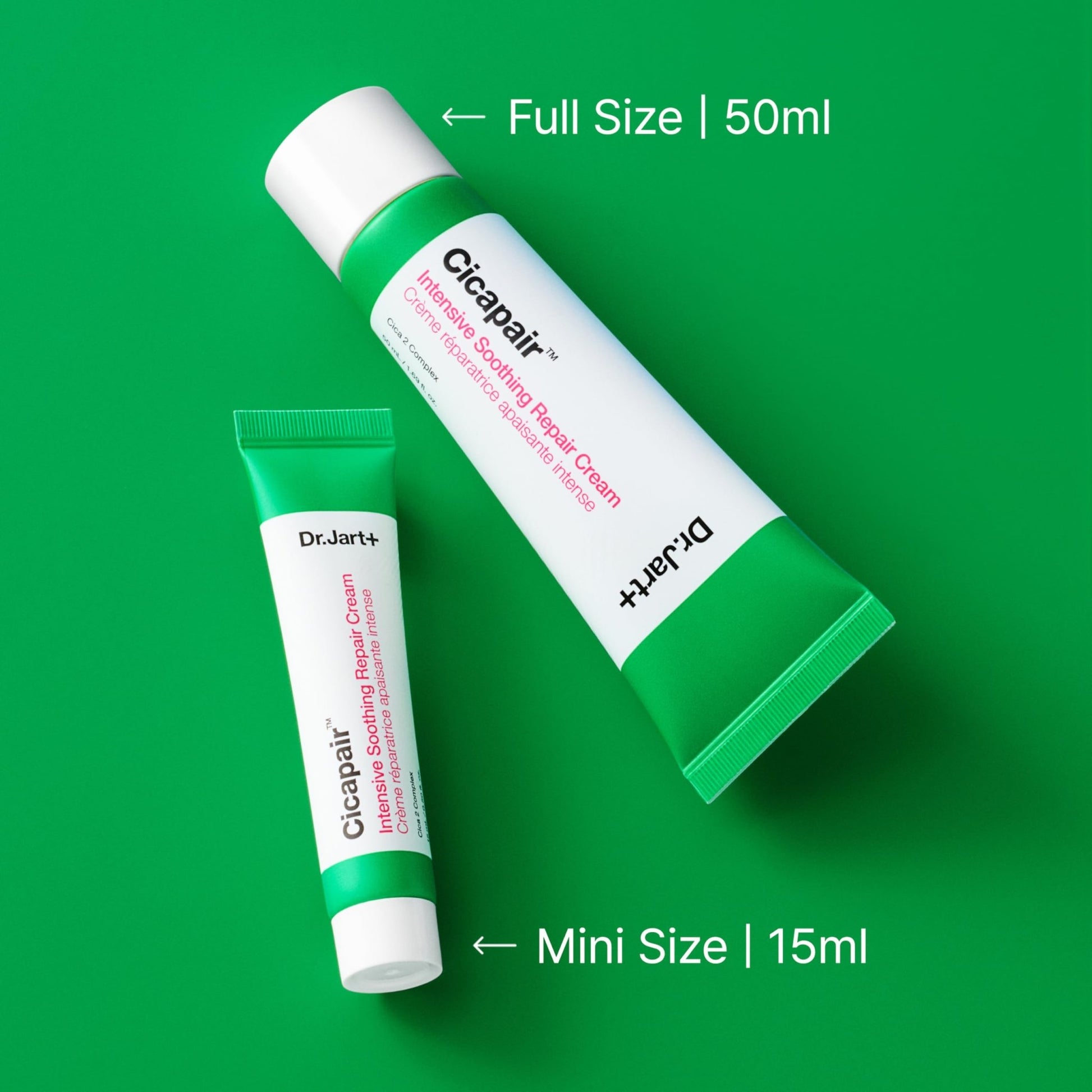 Dr.Jart+ Cicapair Sensitive Skin Korean Face Moisturizer for Redness and Barrier Repair with Centella Asiatica | Korean Skin Care | Travel Size, 0.51 Fl Oz - dailyvitalstore