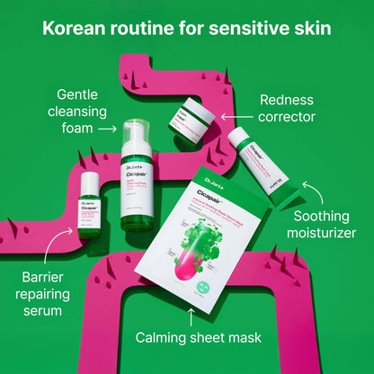 Dr.Jart+ Cicapair Sensitive Skin Korean Face Moisturizer for Redness and Barrier Repair with Centella Asiatica | Korean Skin Care | Travel Size, 0.51 Fl Oz - dailyvitalstore