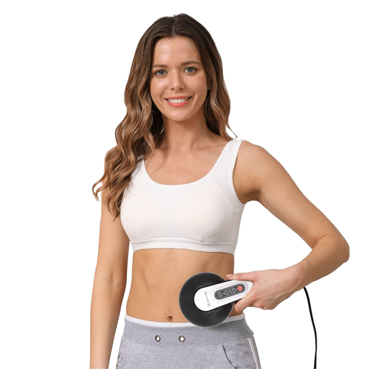 DS SAVORING Cellulite Massager with 8 Interchangeable Heads, Body Sculpting Machine for Lymphatic Drainage and Vibrating Fat Cellulite Remover, Portable and Easy to Use for Men and Women at Home - dailyvitalstore