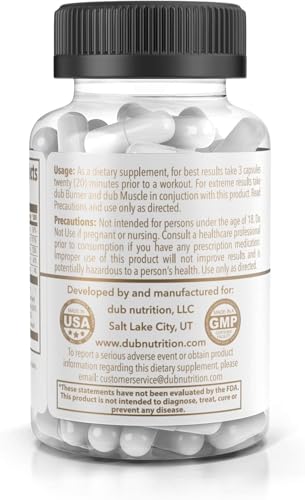 Dub Nutrition Youth - Formula with Acai, Resveratrol, Curcumin, Vitamins A, C, D, E, B12, and CoQ10 - Supports Immunity and Mobility - 90 Capsules - dailyvitalstore