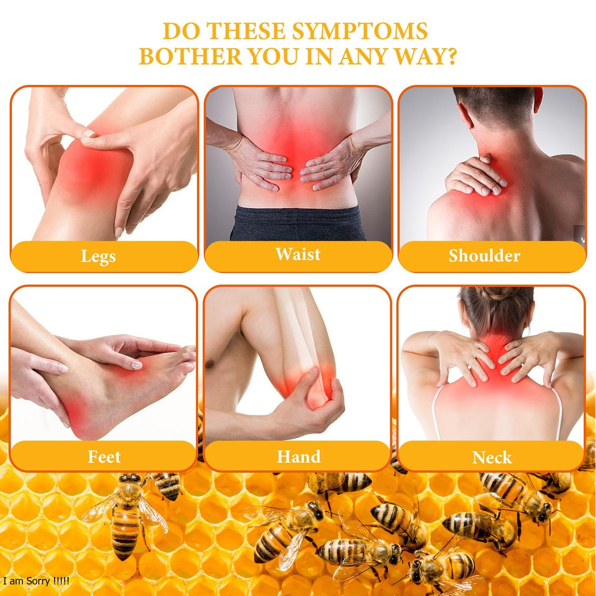 DUBOONAIO Bee Venom Joint Muscle Bone Cream, High Strength Fast Acting, Help for Back, Neck, Hand, Feet, Knee, Muscle, Shoulder, Wrist, Elbow, Hip, Nerve, Ankle, Foot Discomfort - dailyvitalstore