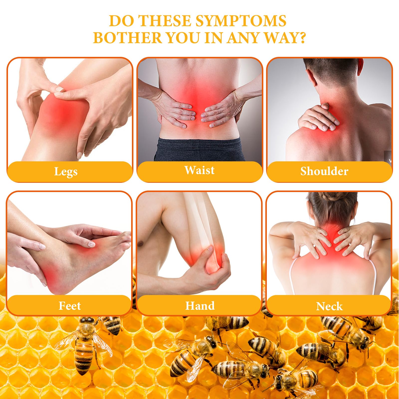 DUBOONAIO Max Energy Bee Venom Cream, Muscle Joint Soothing Cream, Pure Natural, for Back, Neck, Hands, Feet, Shoulder, Leg, Knee, Ankle Care - dailyvitalstore