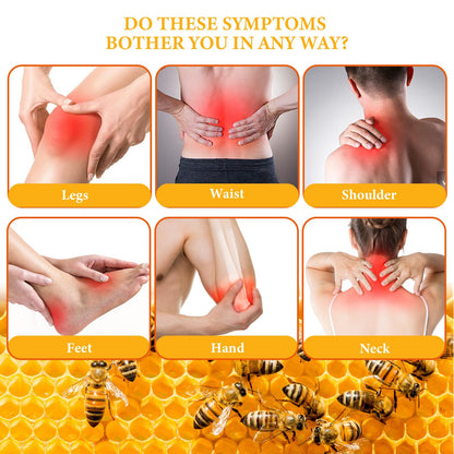 DUBOONAIO Max Energy Bee Venom Cream, Muscle Joint Soothing Cream, Pure Natural, for Back, Neck, Hands, Feet, Shoulder, Leg, Knee, Ankle Care - dailyvitalstore