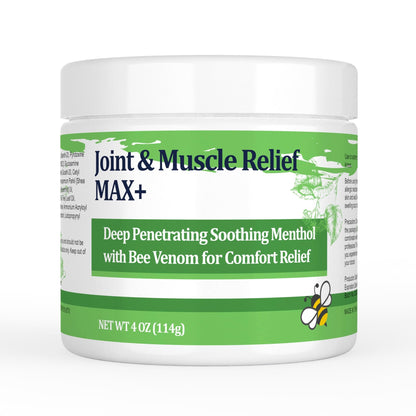 DUBOONAIO Max Energy Bee Venom Cream, Muscle Joint Soothing Cream, Pure Natural, for Back, Neck, Hands, Feet, Shoulder, Leg, Knee, Ankle Care - dailyvitalstore