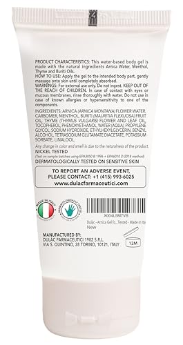 Dulac Arnica Body Massage Gel – Water-Based Cosmetic Massage Gel with Arnica Montana, Fast-Absorbing Lightweight Texture, Non-Greasy Feel, Dermatologically Tested, 1.7 Fl Oz - dailyvitalstore