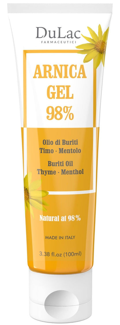Dulac Arnica Body Massage Gel – Water-Based Cosmetic Massage Gel with Arnica Montana, Fast-Absorbing Lightweight Texture, Non-Greasy Feel, Dermatologically Tested, 3.38 Fl Oz - dailyvitalstore