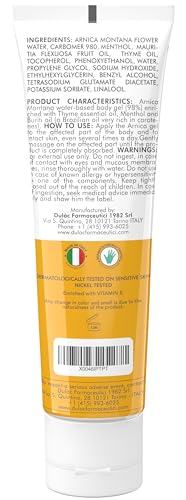 Dulac Arnica Body Massage Gel – Water-Based Cosmetic Massage Gel with Arnica Montana, Fast-Absorbing Lightweight Texture, Non-Greasy Feel, Dermatologically Tested, 3.38 Fl Oz - dailyvitalstore