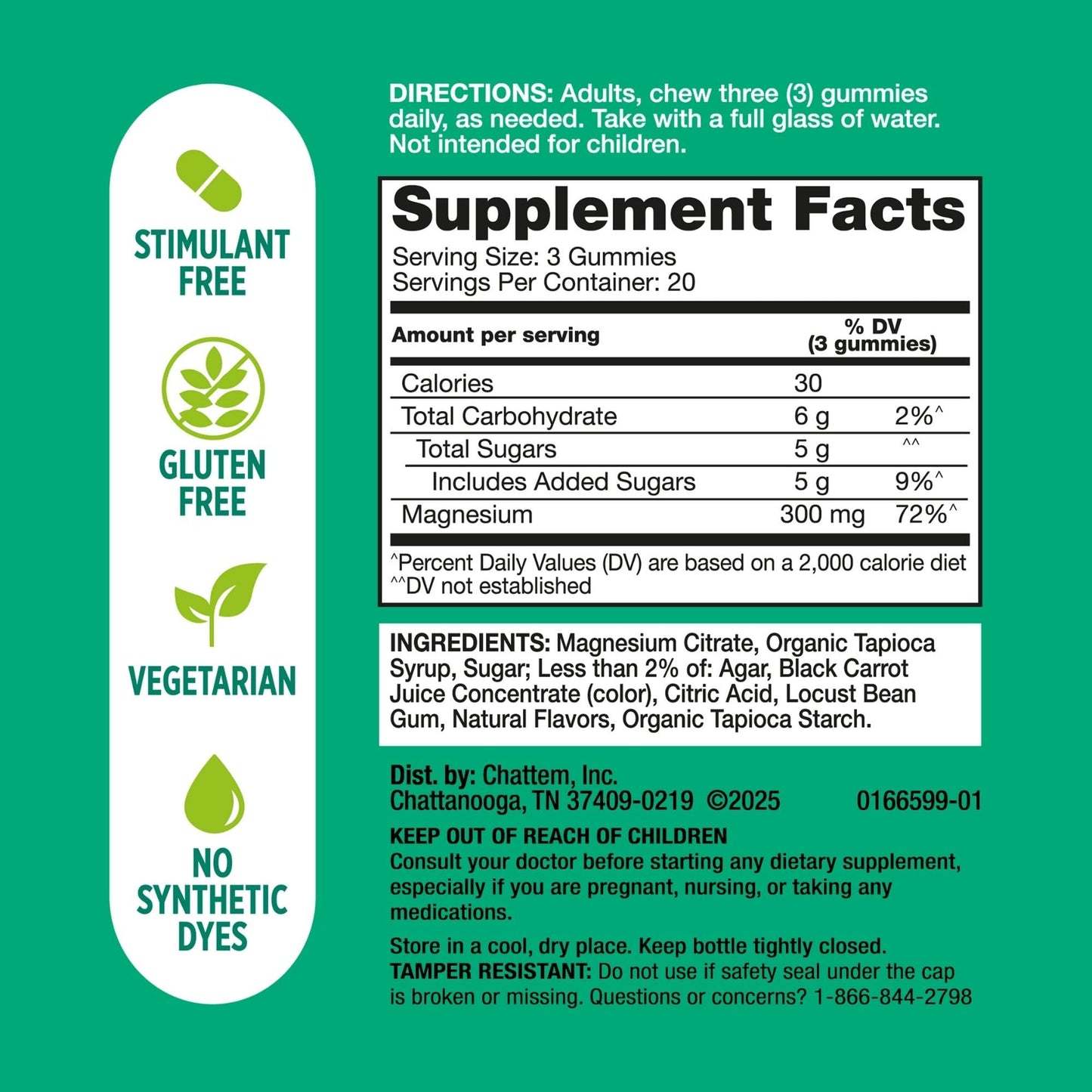 Dulcolax Daily Gut Support Gummies, Magnesium Formula, Stimulant-Free, Berry Flavor, 60 Count - dailyvitalstore