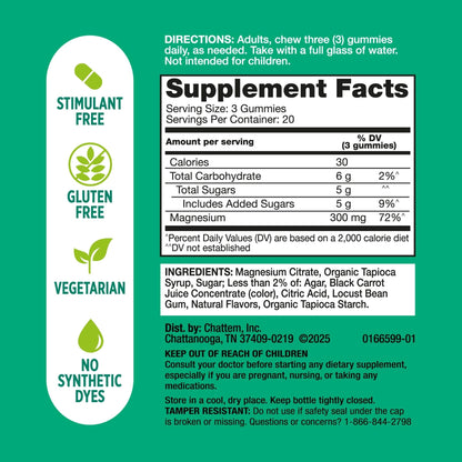 Dulcolax Daily Gut Support Gummies, Magnesium Formula, Stimulant-Free, Berry Flavor, 60 Count - dailyvitalstore