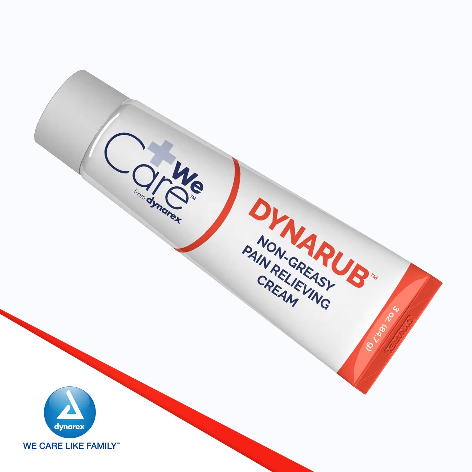 Dynarex DynaRub Cream - Mentholated Topical Muscle Pain Relief Cream - 10% Menthol, 15% Methyl Salicylate - Helps Soothe Joint Swelling & Soreness - Cooling, Non-Greasy Formula - 3oz, 1 Tube - dailyvitalstore