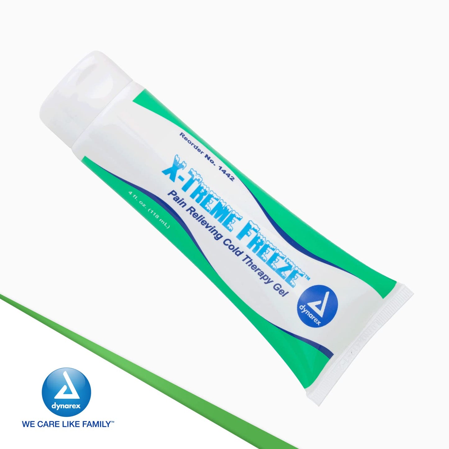 Dynarex X-treme Freeze Pain Relieving Cold Therapy Gel 4oz. Tube 1442 - dailyvitalstore