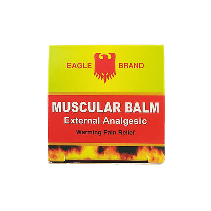 Eagle Brand Muscular Balm, External Analgesic, Warming Pain Relief, 0.7oz x 3, (Pack of 3) - dailyvitalstore