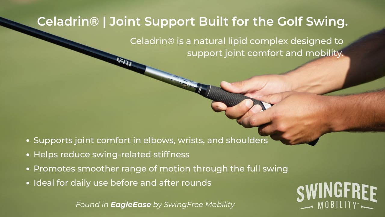 EagleEase – Targeted Joint Support Cream for Golfers & Athletes | Helps Support Elbows & Mobility During & After Play | Fast-Absorbing – 3 oz - dailyvitalstore