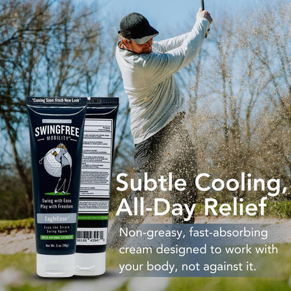 EagleEase – Targeted Joint Support Cream for Golfers & Athletes | Helps Support Elbows & Mobility During & After Play | Fast-Absorbing – 3 oz - dailyvitalstore