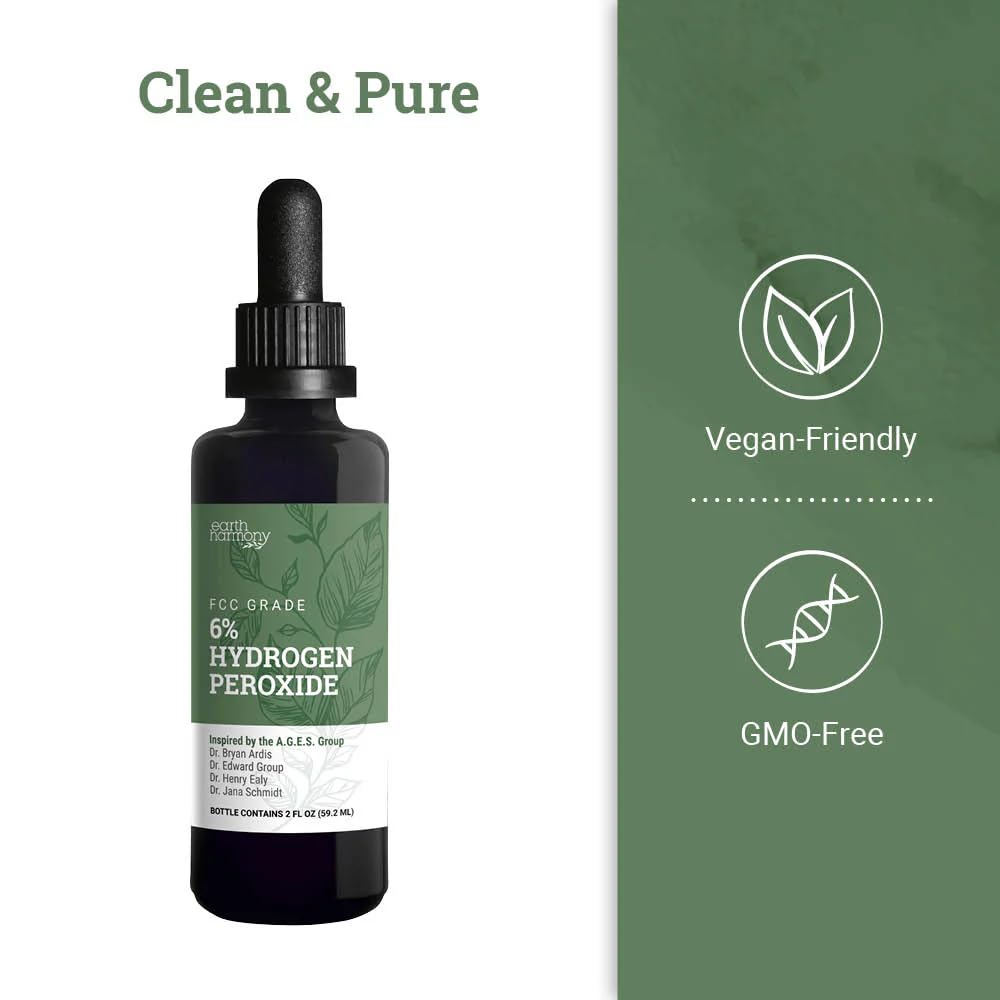 Earth Harmony Food Grade Hydrogen Peroxide 6% - dailyvitalstore