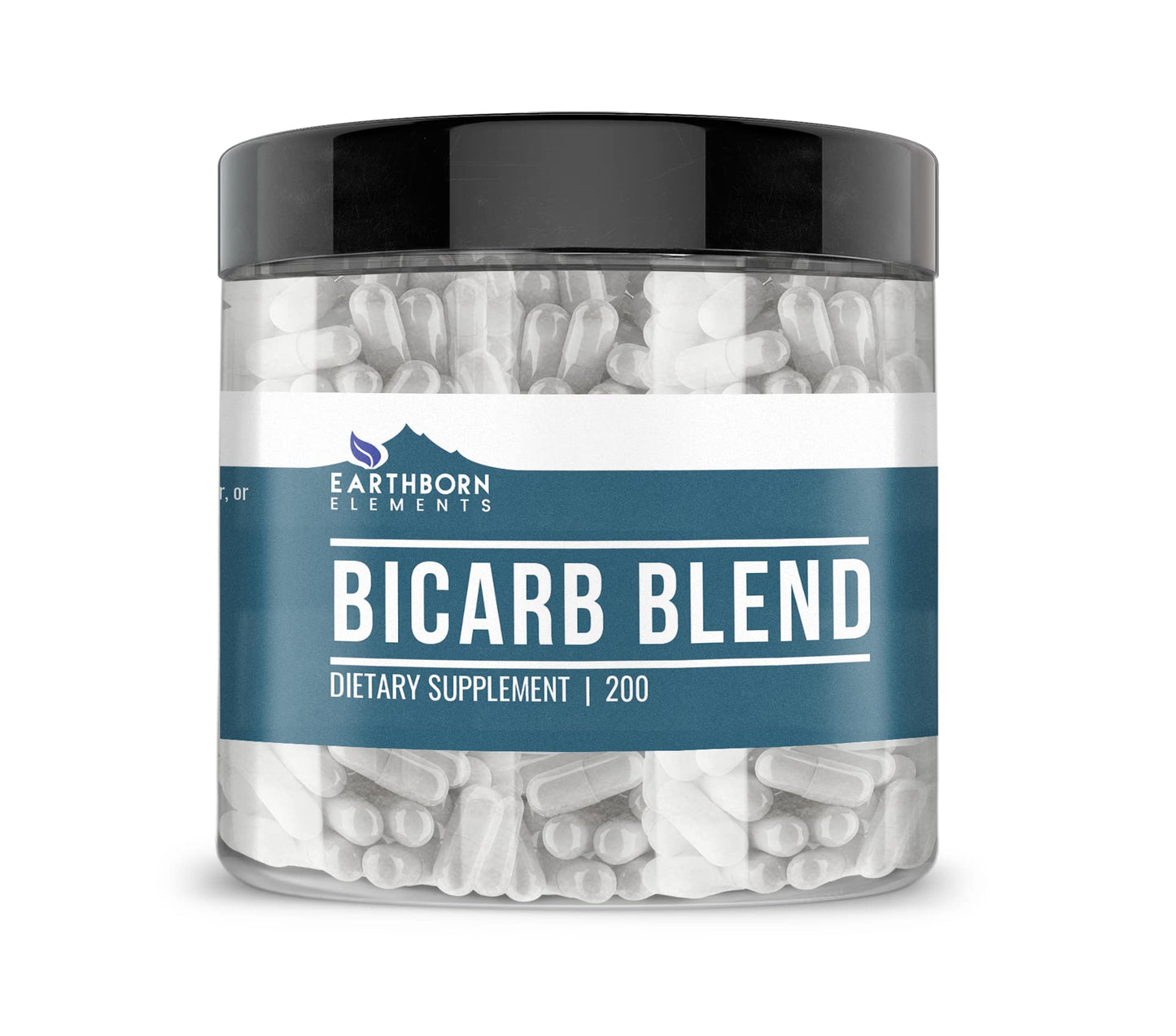 Earthborn Elements Bicarb Blend 200 Capsules, Pure & Undiluted, No Additives - dailyvitalstore