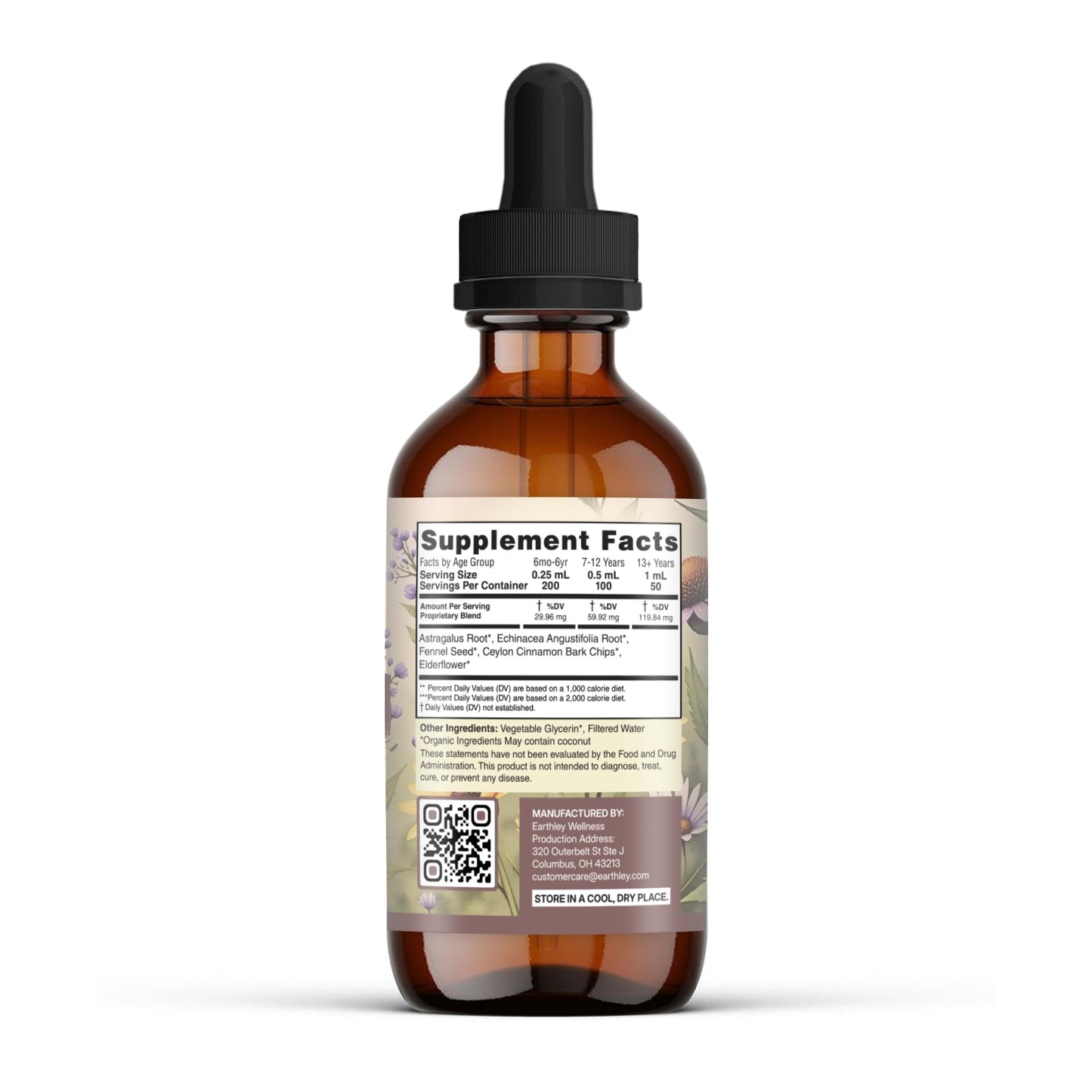Earthley Wellness Feel Better Fast, All-Natural Relief for Minor Ailments, Organic Herbal Formula, Supports Immune & Digestive Health, Echinacea Root and More - dailyvitalstore