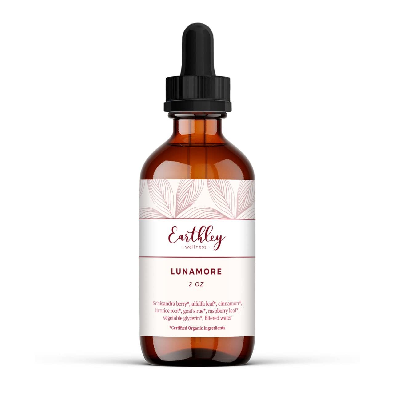 Earthley Wellness Lunamore, Natural Anti-oxodant Remedy for Women, Reduce Cramps (2oz) - dailyvitalstore