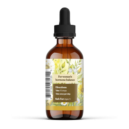 Earthley Wellness Postpartum Balance, Supports and Balances Female Hormones, Supports Postpartum Recovery, Smooths Out Mood Swings, Essential Herbs Like Dandelion Root, Catnip, & Alfalfa (2oz) - dailyvitalstore