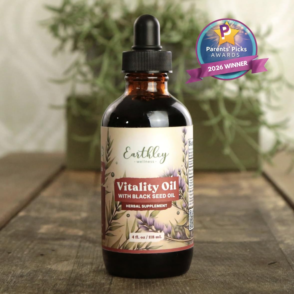 Earthley Wellness Vitality Oil, Liver, Immune, and Gut Health Support, Helps Elimate Toxins and Supports Liver Health, Zero Flavors, - dailyvitalstore