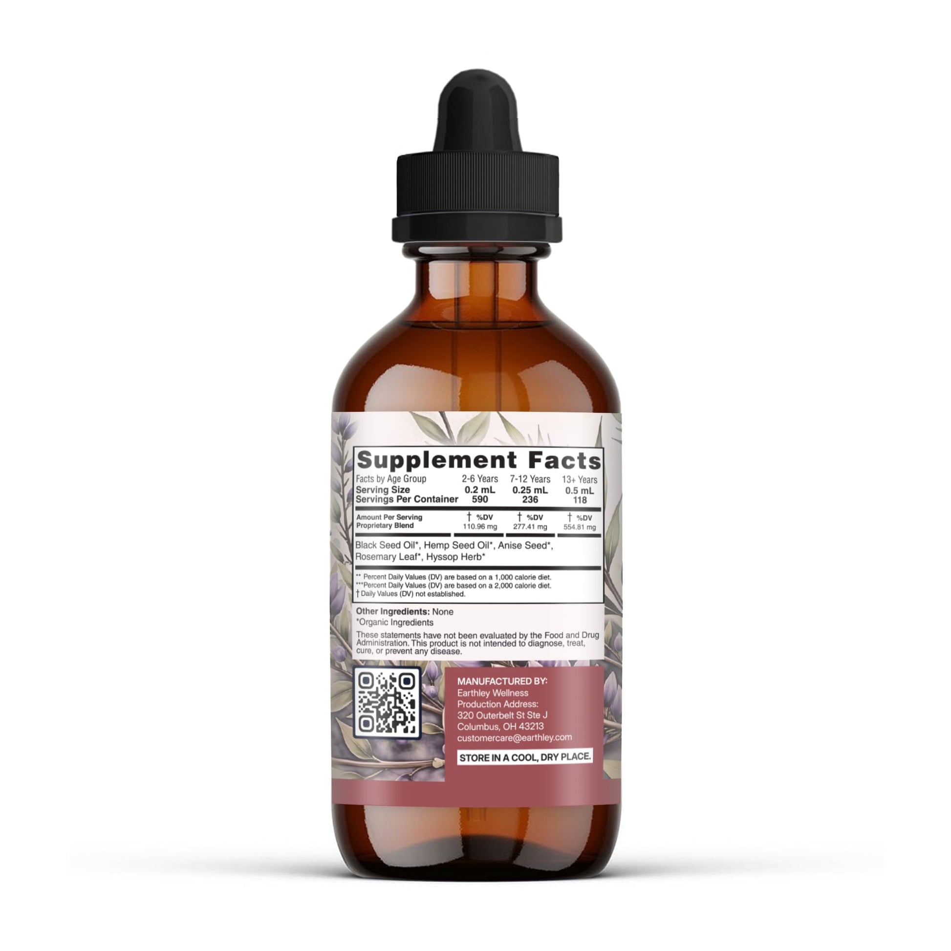 Earthley Wellness Vitality Oil, Liver, Immune, and Gut Health Support, Helps Elimate Toxins and Supports Liver Health, Zero Flavors, - dailyvitalstore