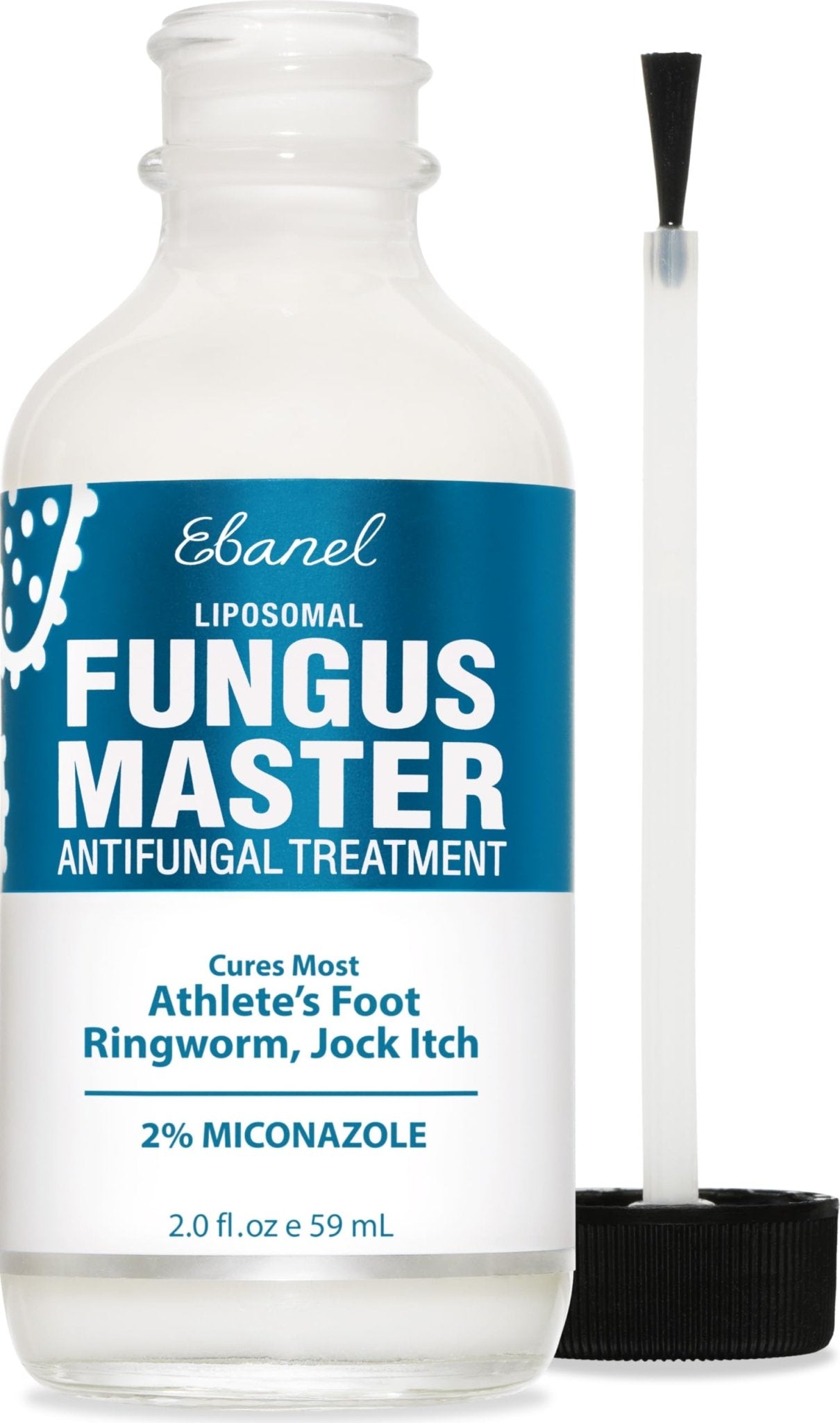 Ebanel Antifungal Cream Miconazole Athletes Foot Treatment, Cures Fungal Infection Leading to Nail Fungus, Jock Itch Cream with Undecylenic Acid, Tea Tree & Manuka Oil, Fast Itch Relief for Ringworm - dailyvitalstore
