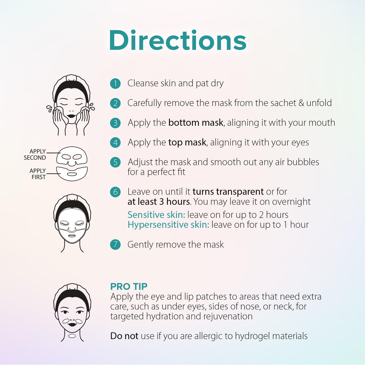 Ebanel Bio Collagen Face Mask, 4-Pack Hydrating Face Masks with 7 Peptides, Hyaluronic Acid, Niacinamide, Centella, Rose Water, Ceramide, and B5, Glass Skin Tightening and Lifting Korean Sheet Masks - dailyvitalstore