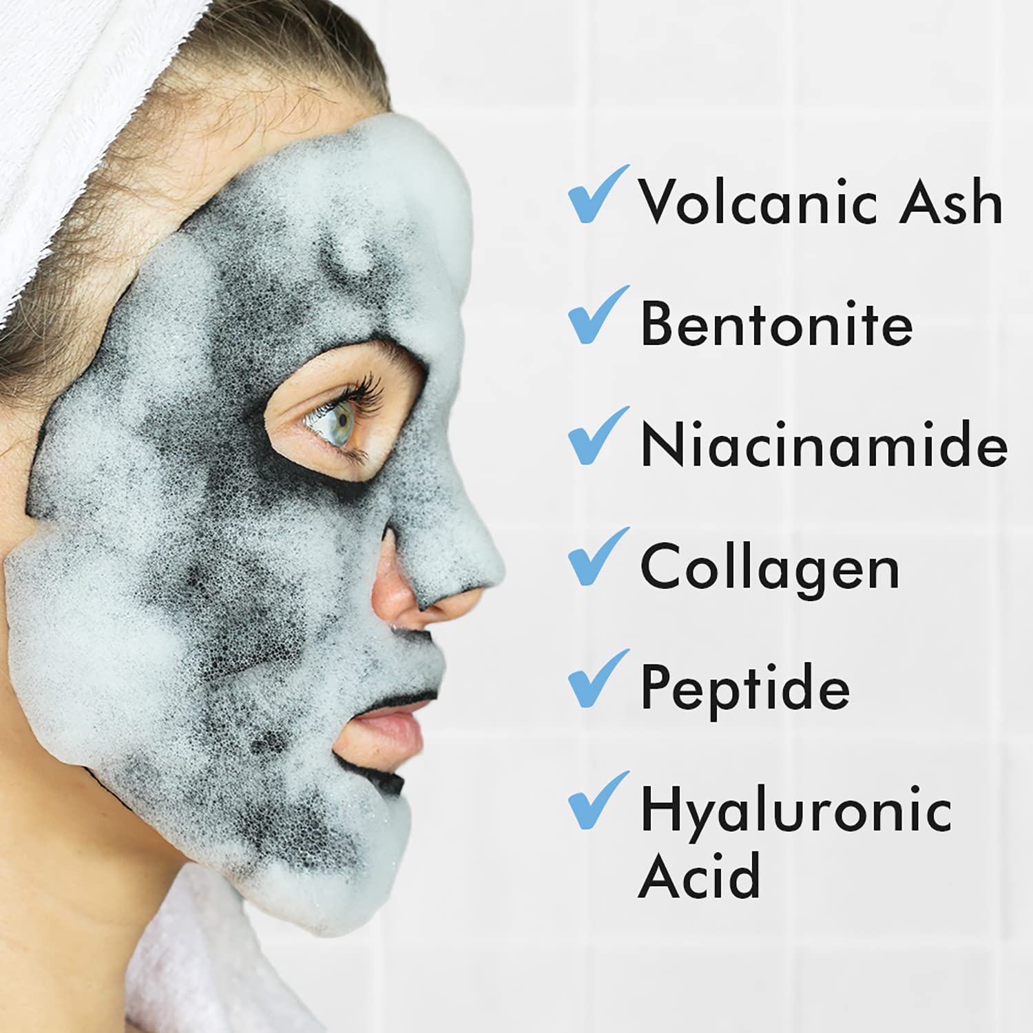Ebanel Bundle of 10 Pack Bubble Clay Masks, and 2.5% Retinol Moisturizer - dailyvitalstore