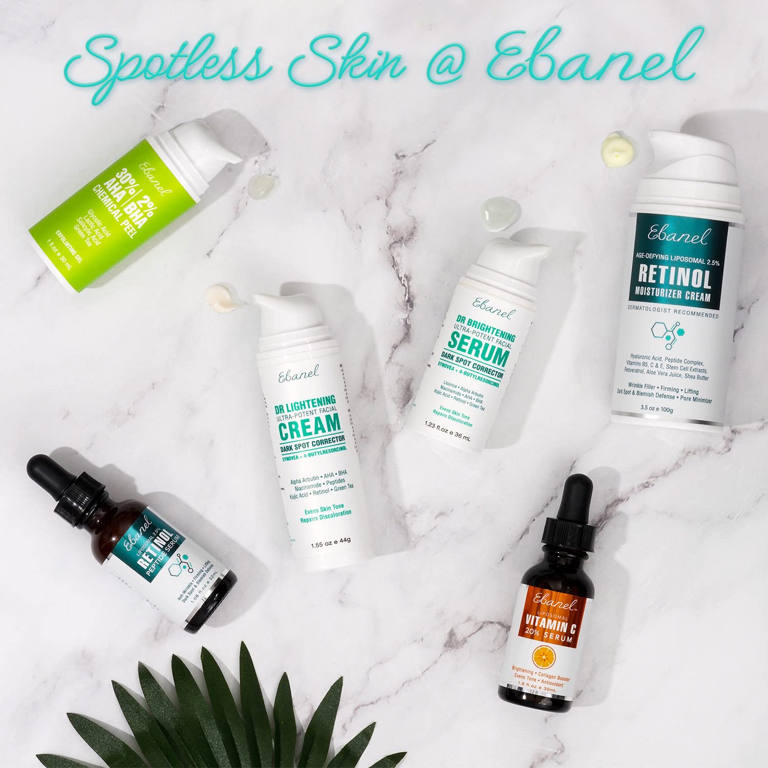 Ebanel Bundle of 10 Pack Bubble Clay Masks, and 2.5% Retinol Serum - dailyvitalstore