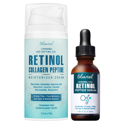 Ebanel Bundle of 2.5% Retinol Moisturizer and Serum - dailyvitalstore
