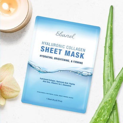 Ebanel Bundle of 30% AHA 2% BHA Chemical Peel and 10 Pack Collagen Face Mask - dailyvitalstore