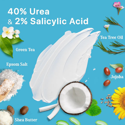 Ebanel Bundle of 40% Urea Cream 4.6 Oz, and 2.5% Retinol Moisturizer - dailyvitalstore