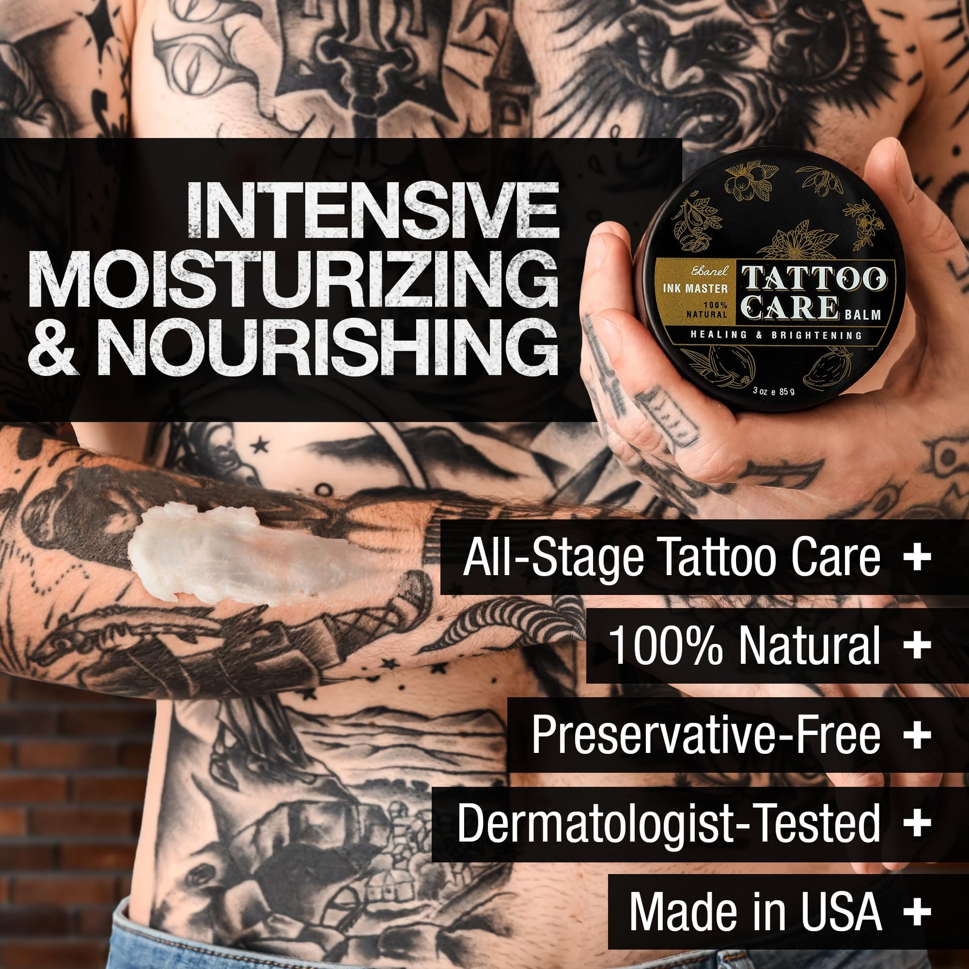 Ebanel Bundle of 5% Lidocaine Numbing Spray and Tattoo Aftercare Healing Balm - dailyvitalstore